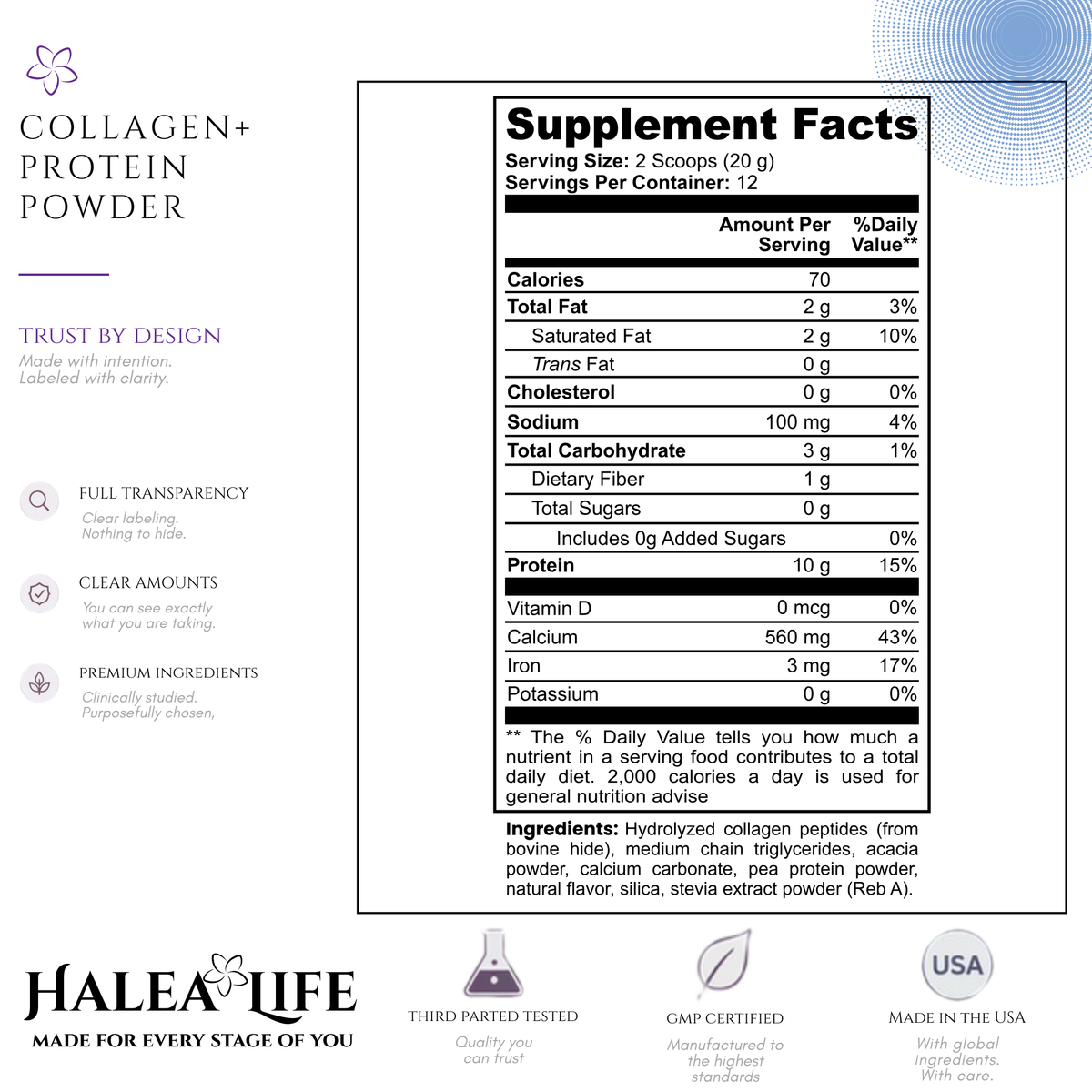 Collagen+ Grass-Fed Protein Powder | Coffee Creamer