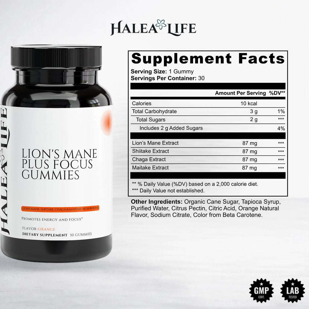 Lion's Mane Plus Focus Gummies
