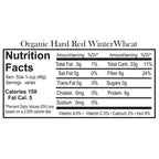 Organic Hard Red Winter Wheat | 2 lb | Pack of 6 | Non-GMO | Shipping Included | Grain Place Foods
