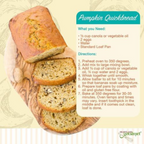 Gluten Free Pumpkin Bread Mix | Pack of 4 | 11 oz | Heartland Gourmet | 2028