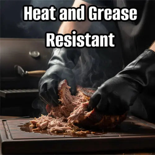 Neoprene Gloves for Pulled Pork | Heat Resistant BBQ Gloves