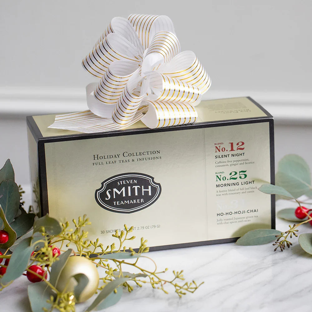 SMITH TEAMAKER - HOLIDAY ASSORTMENT GIFT BOX (30 TEA BAGS, ASSORTED)