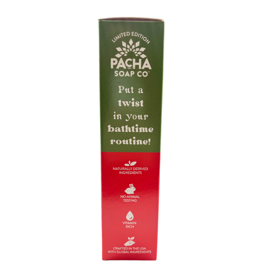 Holiday Bath Bomb Gift Set | 4 Bath Bombs | Pacha Soap Company