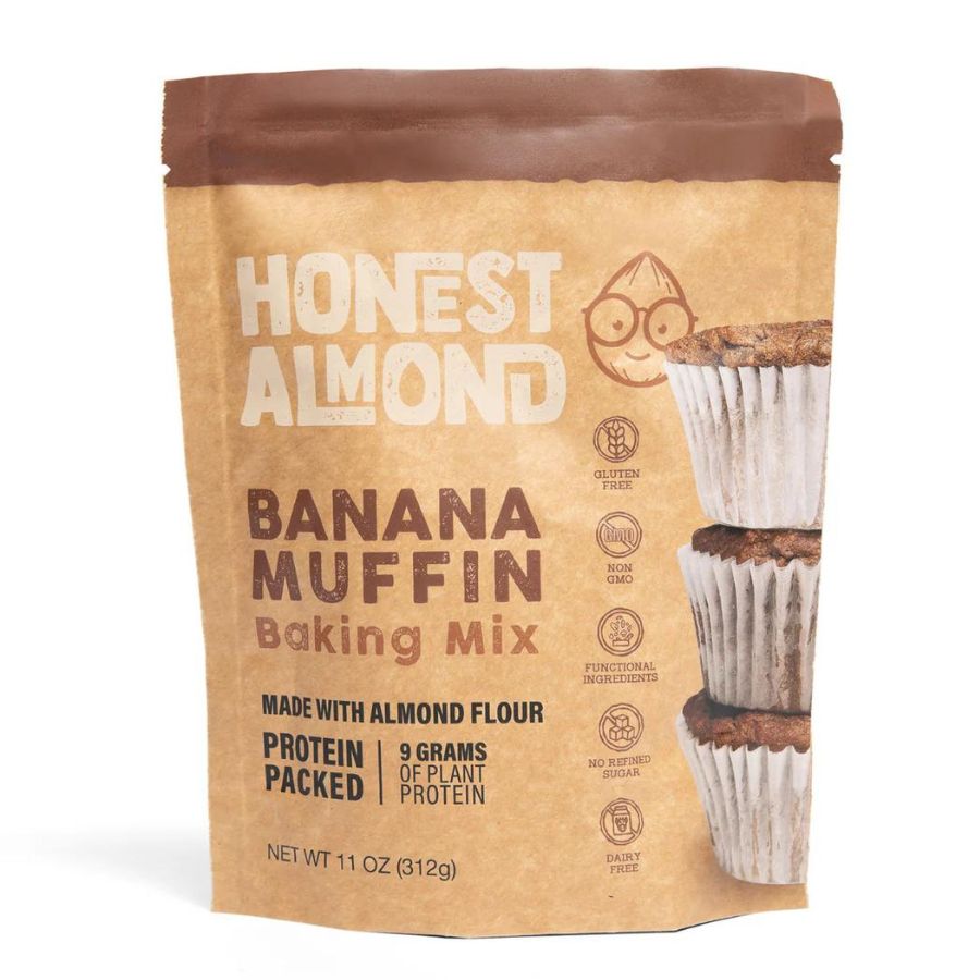 QUICK SALE | Gluten Free Banana Muffin Baking Mix | 11 oz | High Protein | Honest Almond