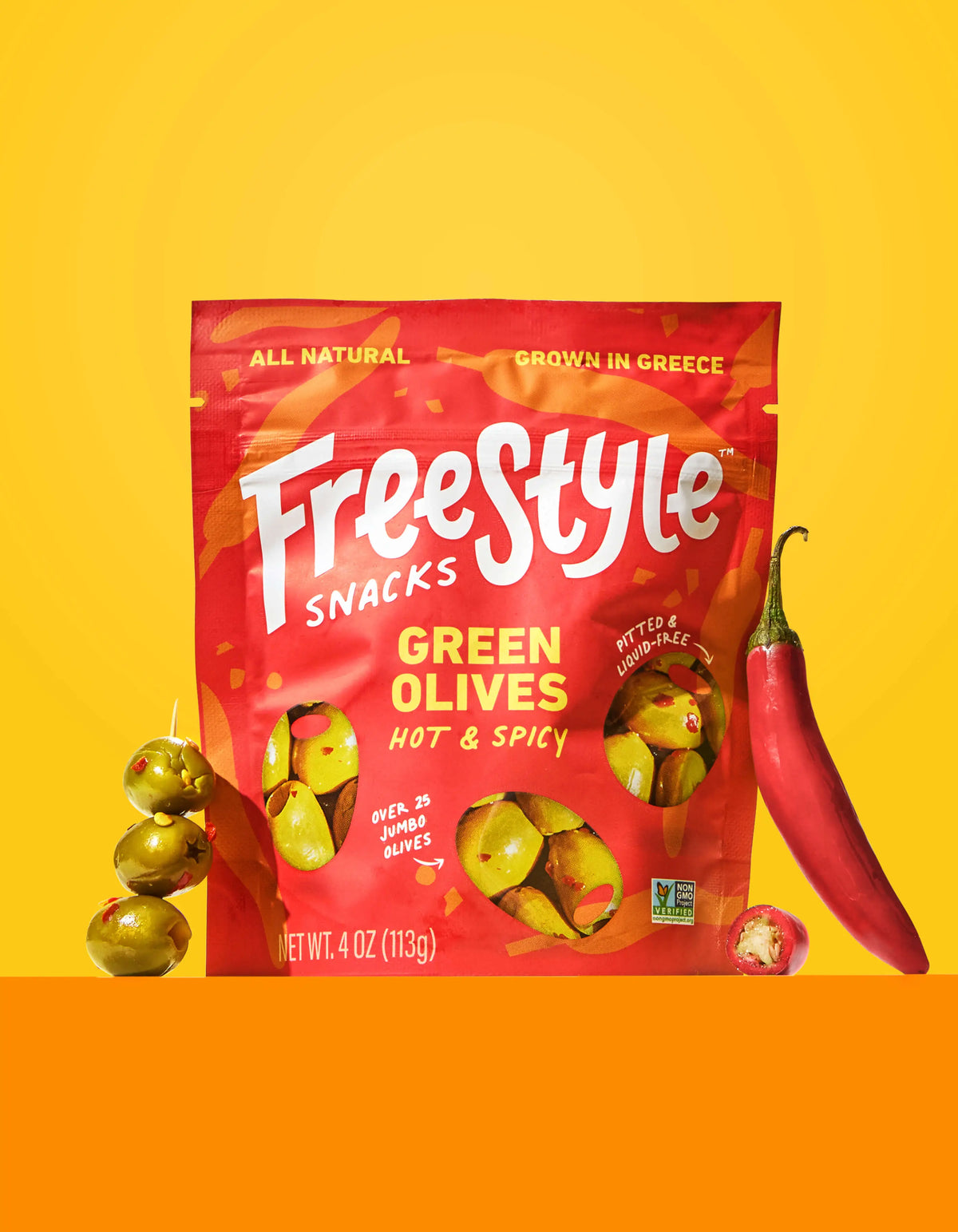 Green Olives - Hot & Spicy