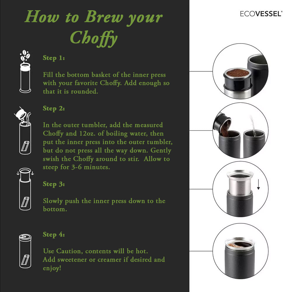 Choffy Brewed Cacao - French Roast Starter Kit