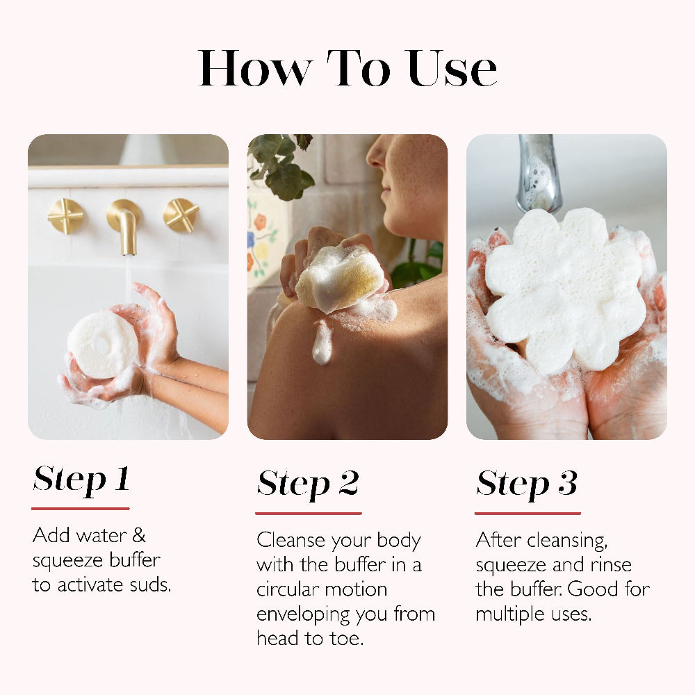 Pink Aloe | Eco Body Buffer