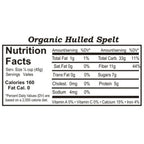 Organic Hulled Spelt | 25 lb | Non-GMO | Grain Place Foods