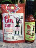Cin Chili Seasoning & Serrano Hot Sauce Combo