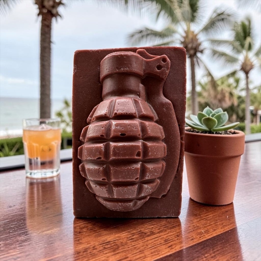 Rum Runner Grenade Soap (Spice, Citrus)