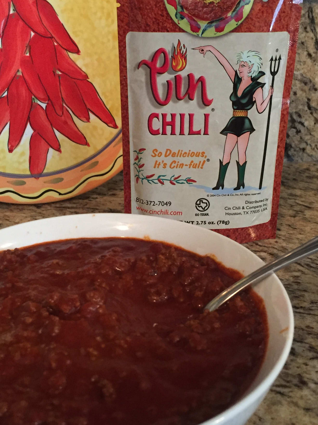 Cin Chili Seasoning Mix – Single Packet