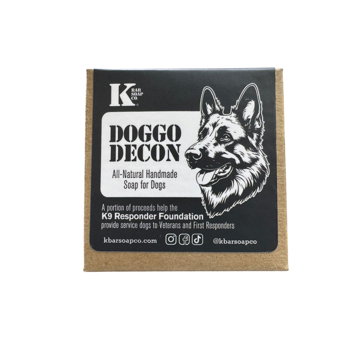 Doggo Decon Natural Dog Shampoo Bar