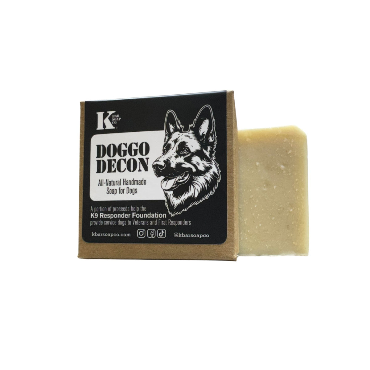 Doggo Decon Natural Dog Shampoo Bar