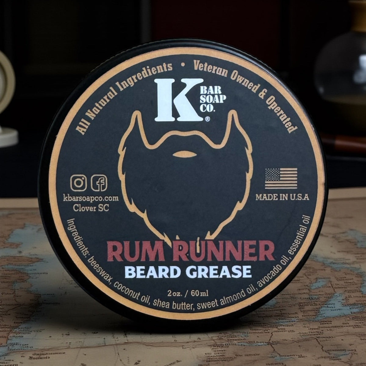 Rum Runner Beard Grease
