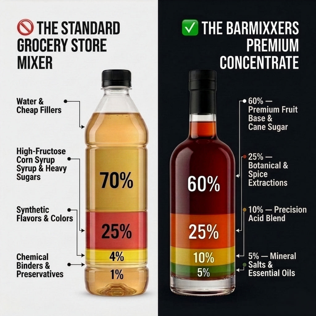 BarMixxers Premium Rosemary Ruby Grapefruit Elixir | Zero-Proof Botanical Mixer | 750ml