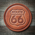 Route 66 Leather Coaster