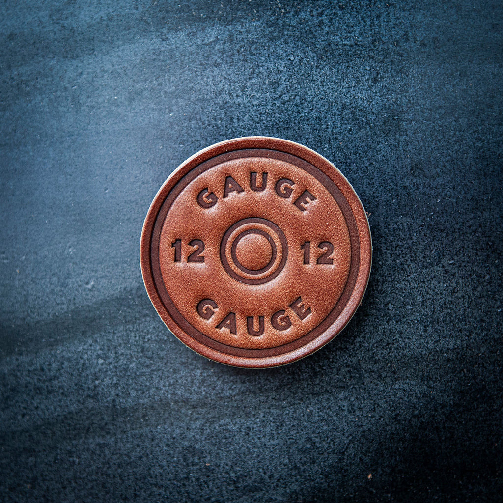 12 Gauge Leather Magnet Circle Style