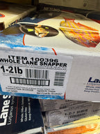 WILD CAUGHT YELLOW TAIL SNAPPER 1-2 POUNDS  (10 POUND BOX)