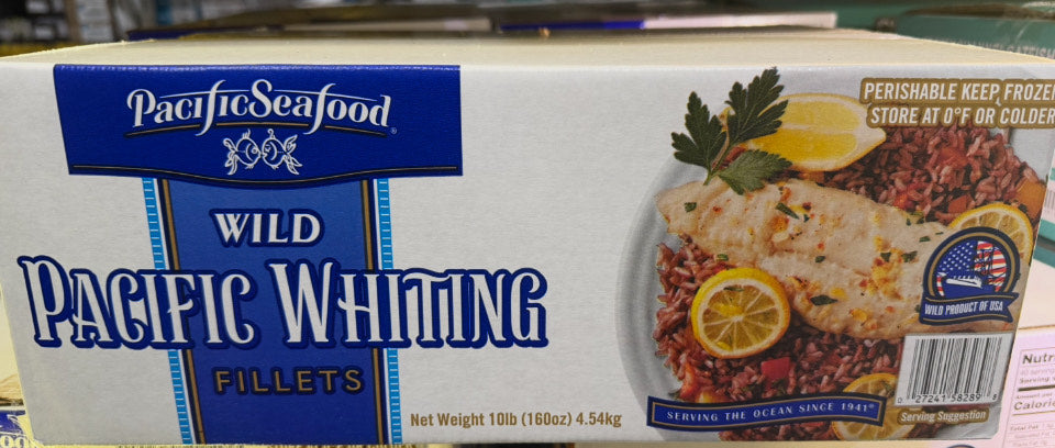 WILD PACIFIC WHITING 10 POUND BOX