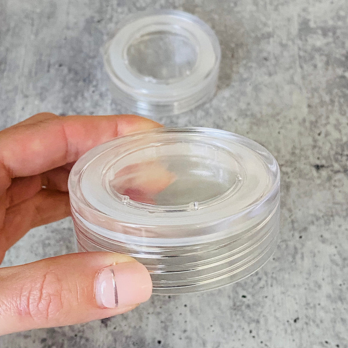 Replacement Crystal Clear Lids For Skinny Series Bottles, 10oz & 16oz