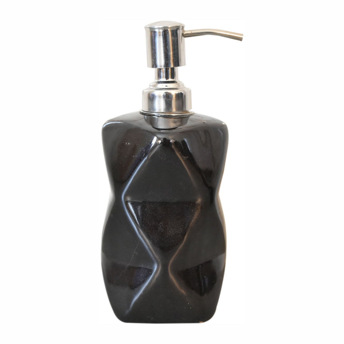 Sindri Porcelain Bathroom Set – Glossy Black, 3 Pieces
