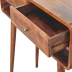 Sonata Solid Mango Wood Console Table – Chestnut Finish