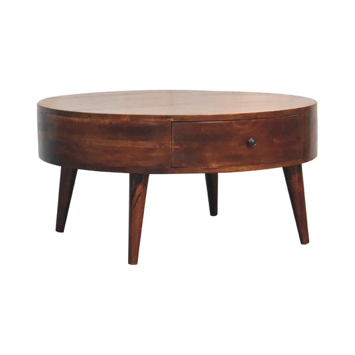 Odyssey Solid Mango Wood Coffee Table – Chestnut Finish
