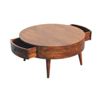 Odyssey Solid Mango Wood Coffee Table – Chestnut Finish