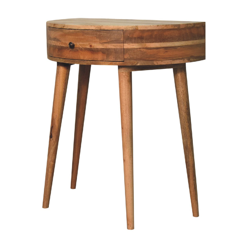 Odyssey Solid Mango Wood Console Table – Oak-Ish Finish