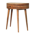 Odyssey Solid Mango Wood Console Table – Oak-Ish Finish