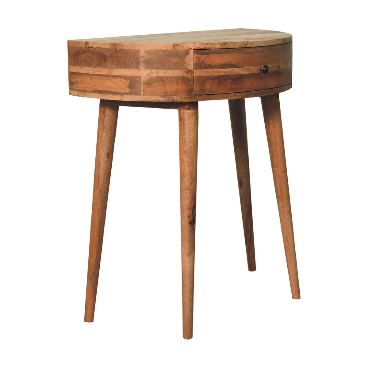 Odyssey Solid Mango Wood Console Table – Oak-Ish Finish