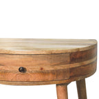 Odyssey Solid Mango Wood Console Table – Oak-Ish Finish
