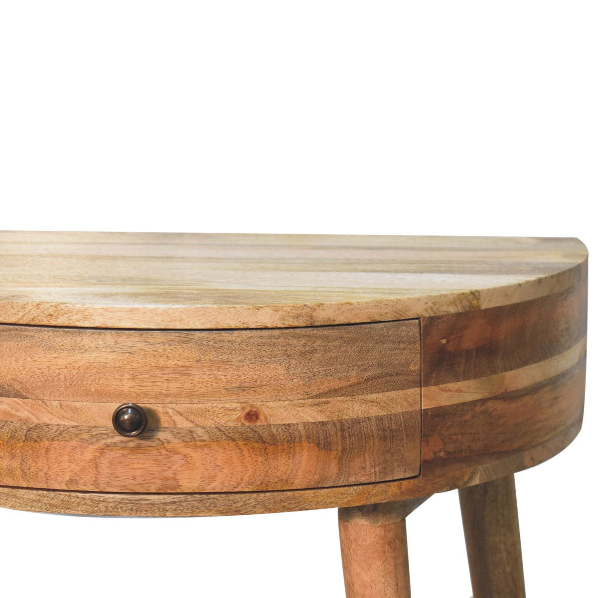 Odyssey Solid Mango Wood Console Table – Oak-Ish Finish