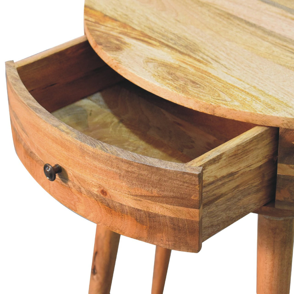 Odyssey Solid Mango Wood Console Table – Oak-Ish Finish