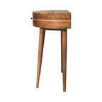 Odyssey Solid Mango Wood Console Table – Oak-Ish Finish