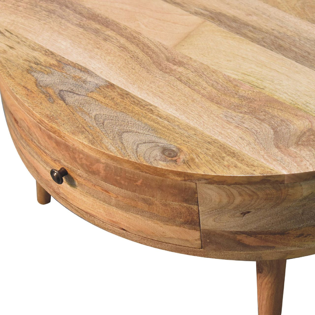 Odyssey Solid Mango Wood Coffee Table – Oak-Ish Finish