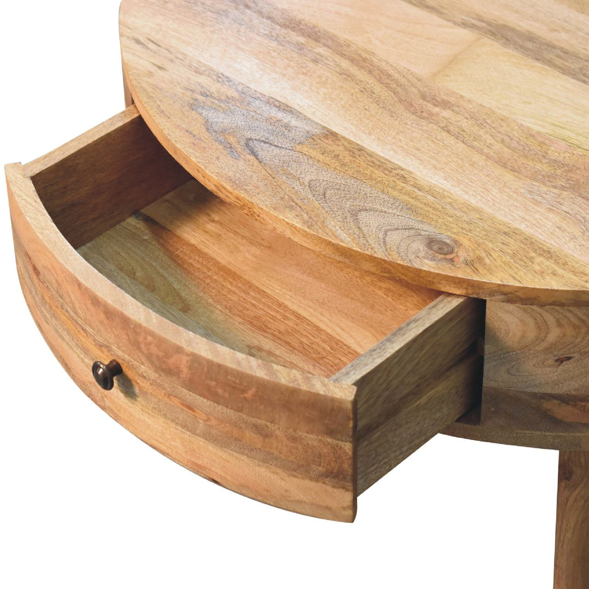 Odyssey Solid Mango Wood Coffee Table – Oak-Ish Finish