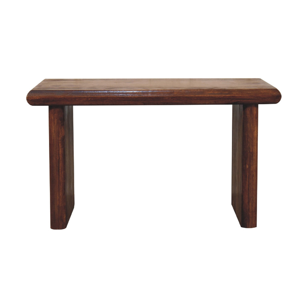 Rio Solid Mango Wood Coffee Table – Chestnut Finish