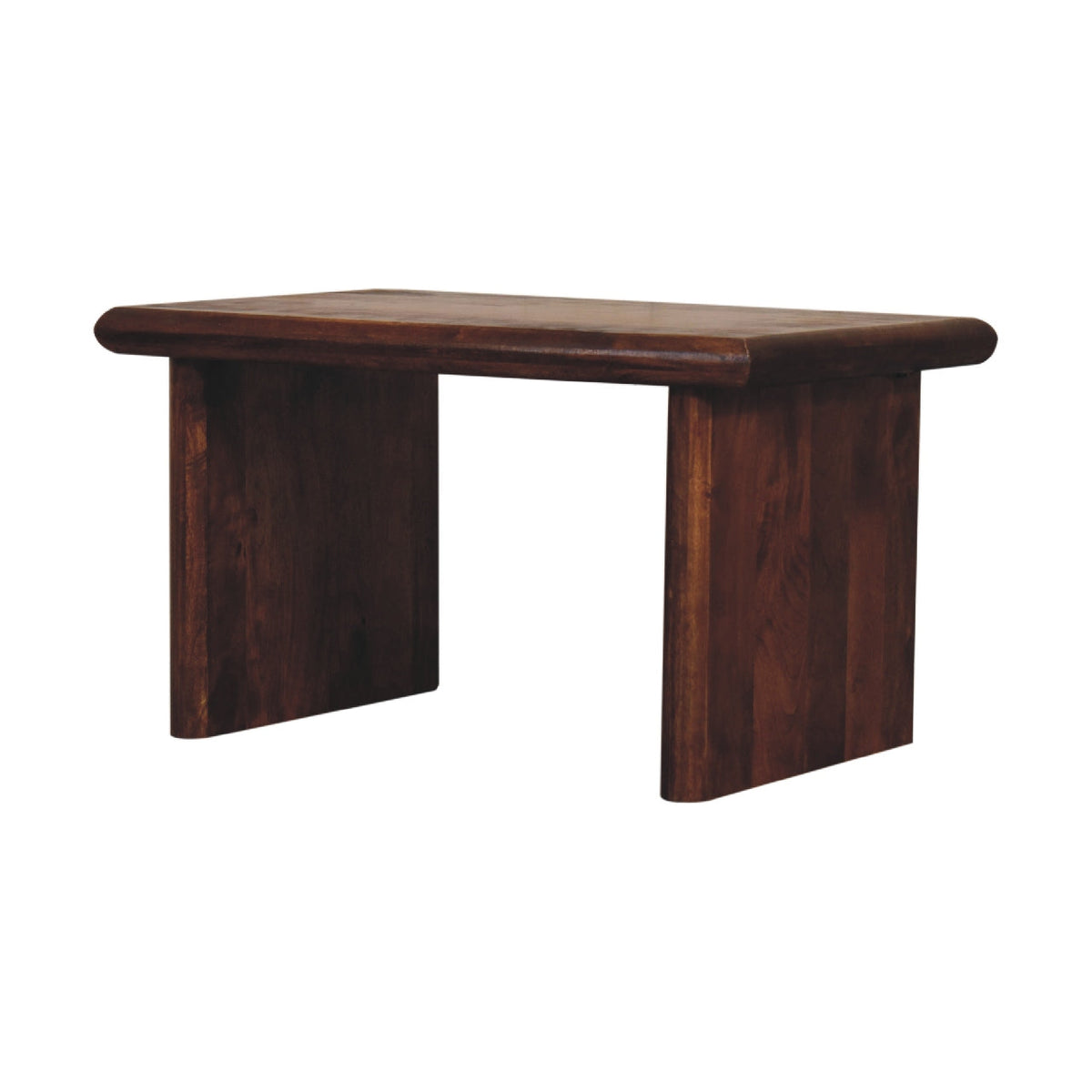 Rio Solid Mango Wood Coffee Table – Chestnut Finish