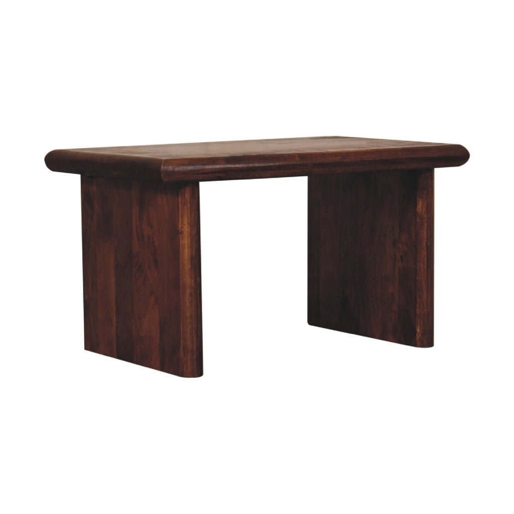 Rio Solid Mango Wood Coffee Table – Chestnut Finish