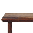 Rio Solid Mango Wood Coffee Table – Chestnut Finish