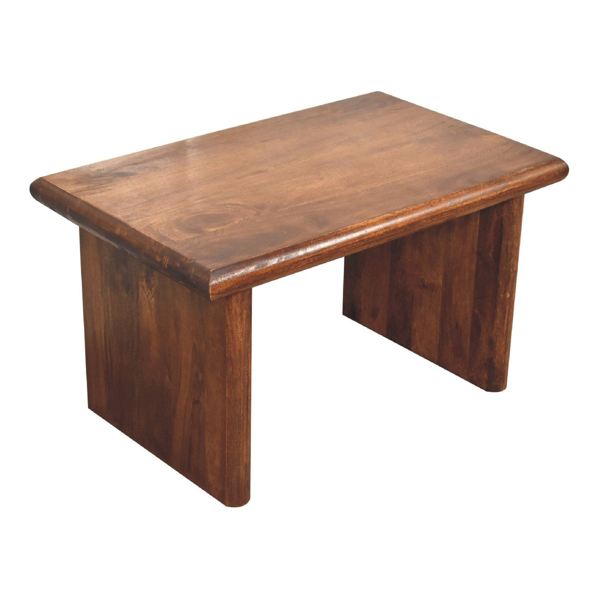 Rio Solid Mango Wood Coffee Table – Chestnut Finish