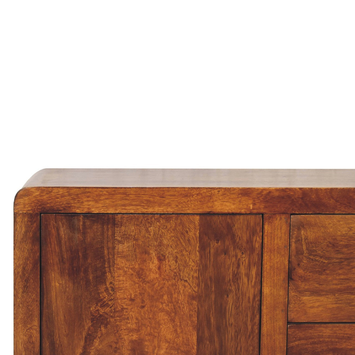 Aspen Solid Mango Wood Cabinet – Chestnut Finish