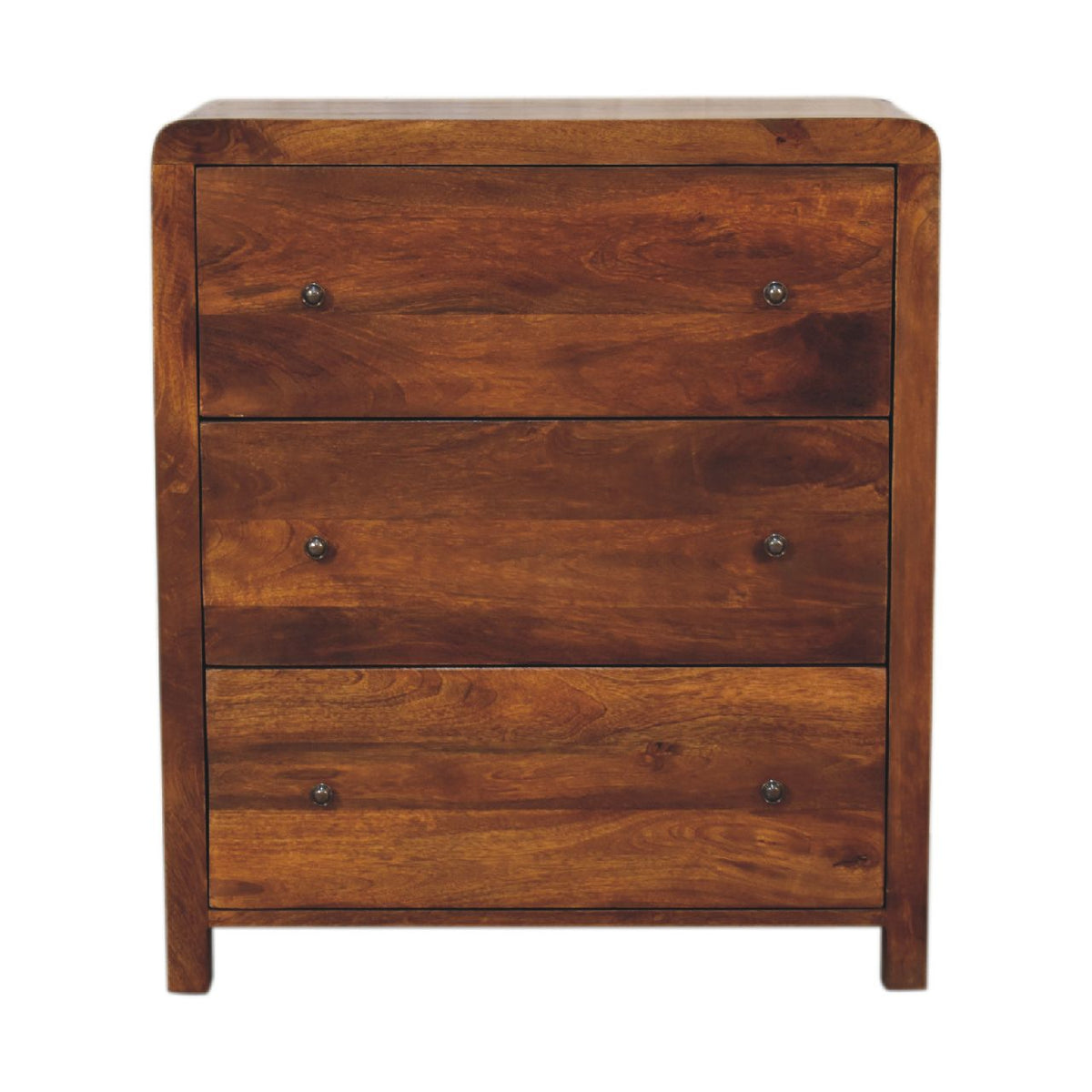 Aspen Solid Mango Wood Chest – Chestnut Finish
