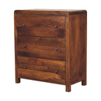 Aspen Solid Mango Wood Chest – Chestnut Finish