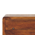 Aspen Solid Mango Wood Chest – Chestnut Finish