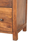 Aspen Solid Mango Wood Chest – Chestnut Finish