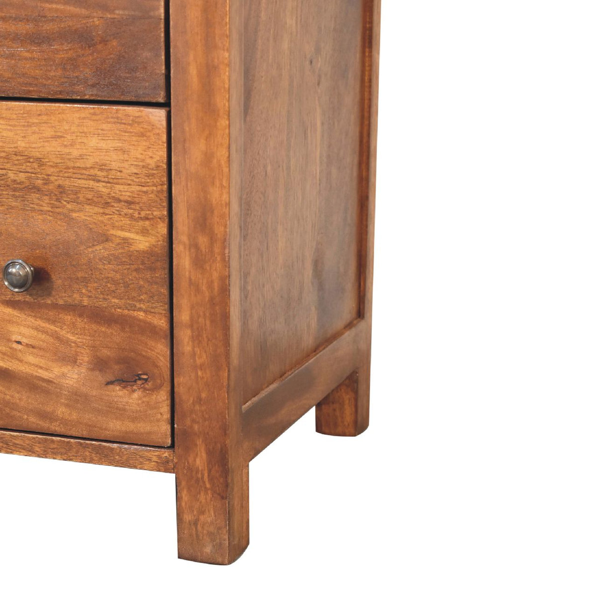 Aspen Solid Mango Wood Chest – Chestnut Finish