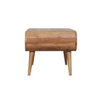 Open Solid Mango Wood Coffee Table – Oak-Ish Finish