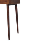 Elevated Solid Mango Wood Console Table – Chestnut Finish